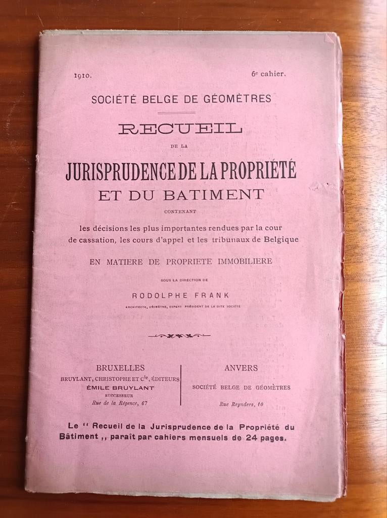 Recueil de la Jurisprudence de la Propriété et du Bâtiment , Enlèvement ou Envoi