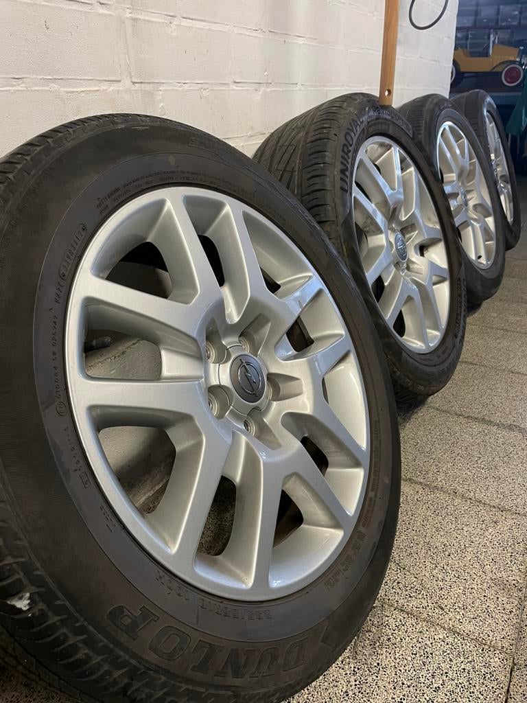 Orginele Opel velgen met banden 18inch 5x115 et45 7j, Ophalen, Band(en)
