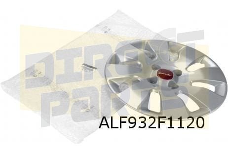 Fiat Panda III Wieldop 14'' (Pop/Easy) (logo rood) Origineel, Auto diversen, Wieldoppen, -, Verzenden, -, Nieuw