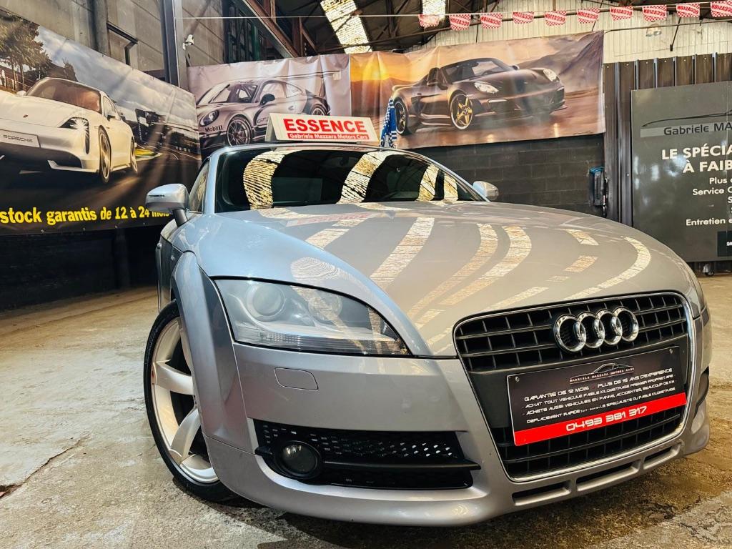 Audi TT Cabriolet 2.0TFSI S-Line GPS Cuir PDC, Cuir, Entreprise, Entretenue par le concessionnaire, Noir