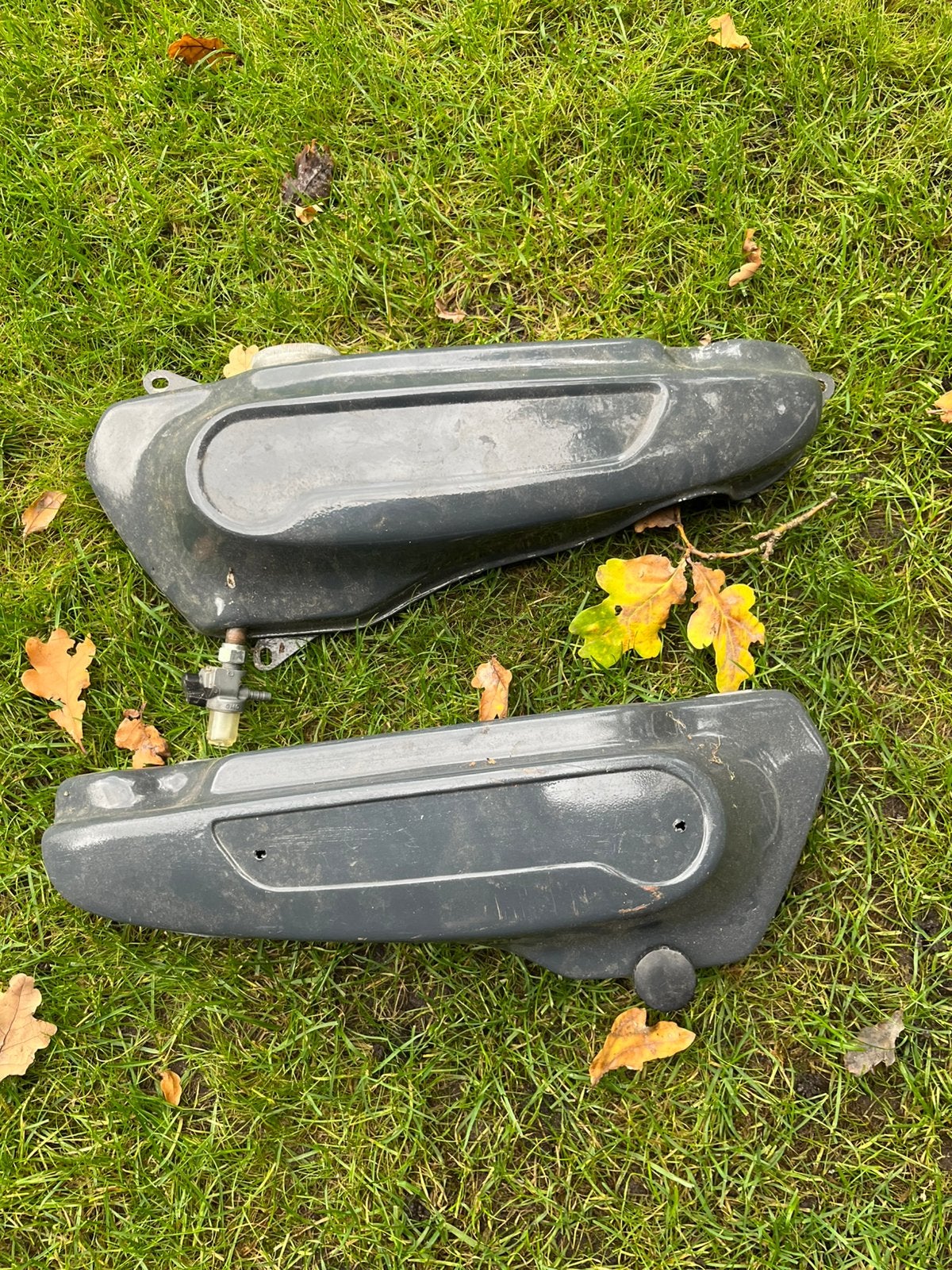Gecoate tank en kap honda pc50, Fietsen en Brommers, Ophalen of Verzenden
