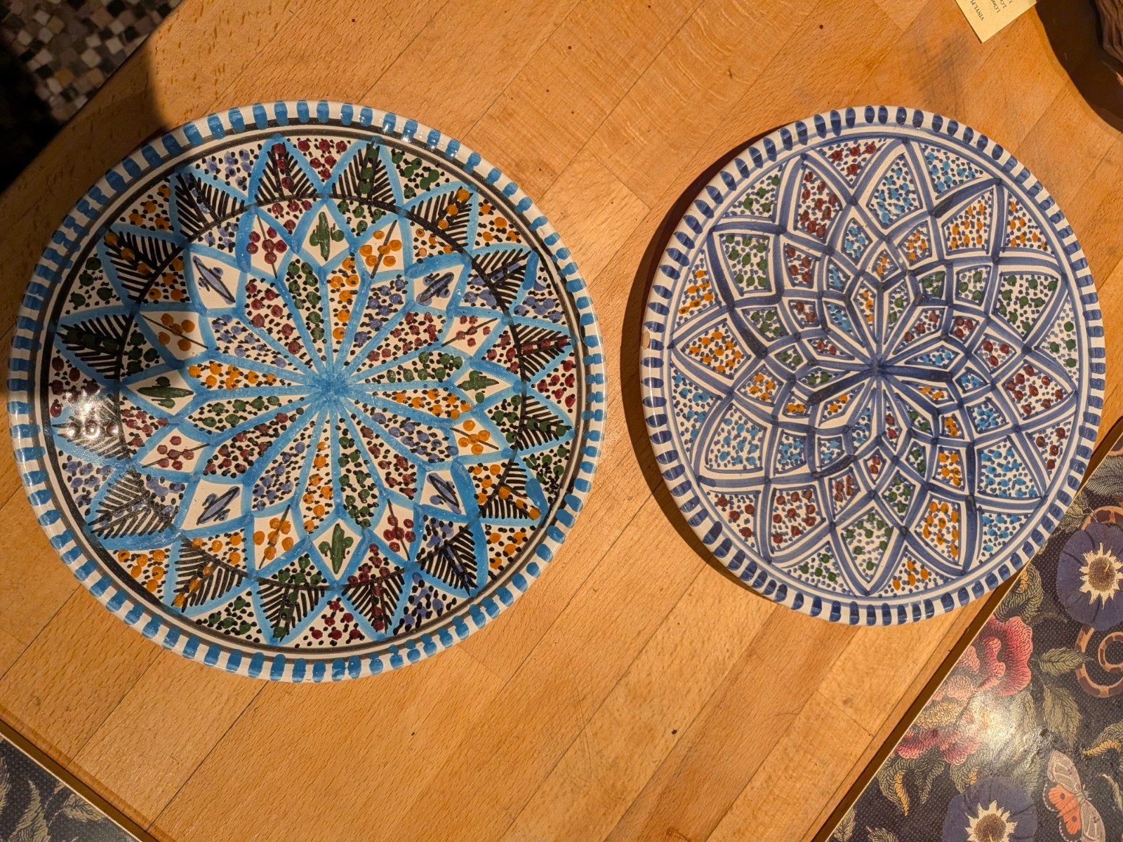 Assiettes tunisiennes, Ophalen, Zo goed als nieuw, Bord(en), Overige stijlen