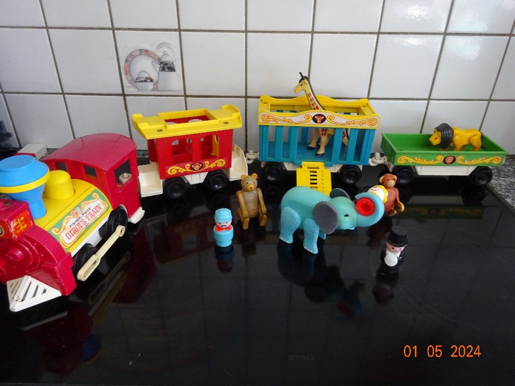 Fisher Price Little People Play Family Circus Train * 1973*, Kinderen en Baby's, Speelgoed | Fisher-Price, Ophalen of Verzenden