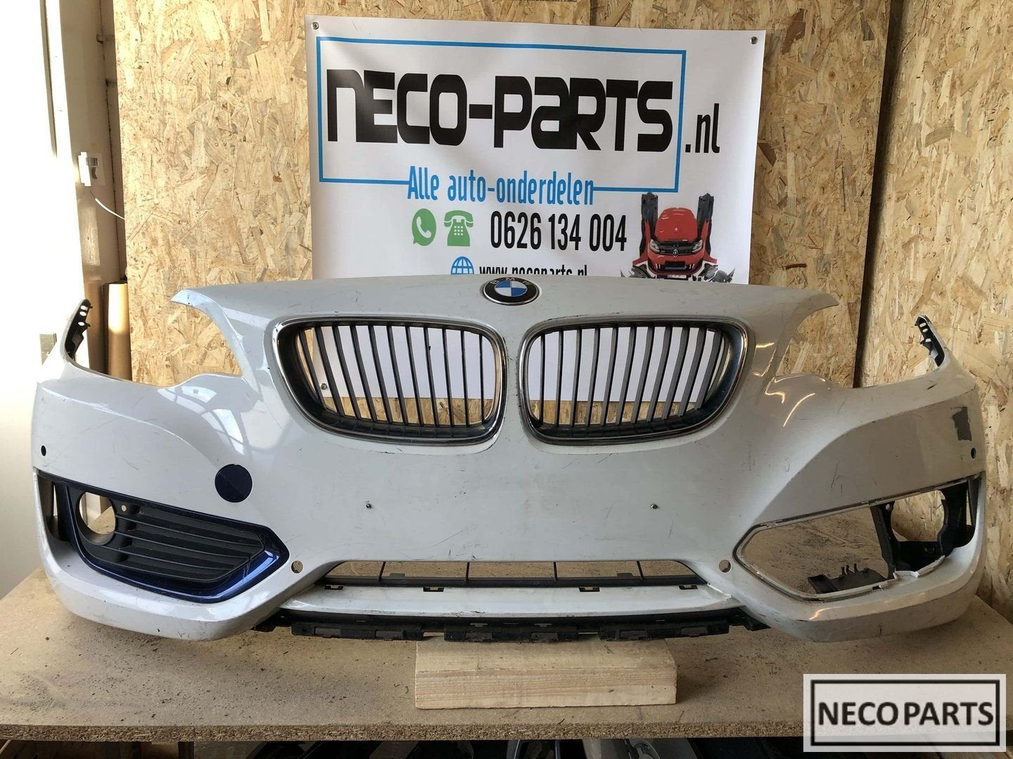 BMW f22 f23 bumper coupe cabrio voorbumper origineel, Gebruikt, -, Voor, -
