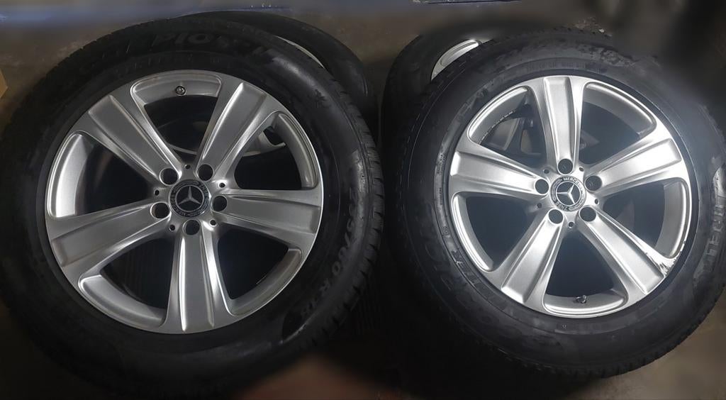Original Mercedes GLC X253 jantes avec pneus hiver 235 60 18, Enlèvement, Pneus hiver, Pneu(s)