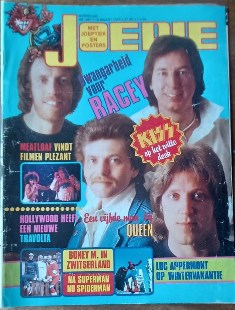 JOEPIE/ 18 mrt '79/ Boney M/Kiss/Queen/Meat Loaf/Frida, Enlèvement ou Envoi, Journal ou Magazine