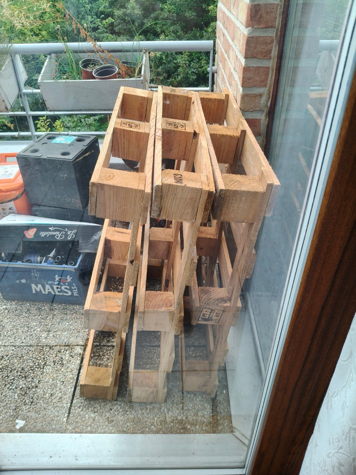 palettes à vendre, Enlèvement