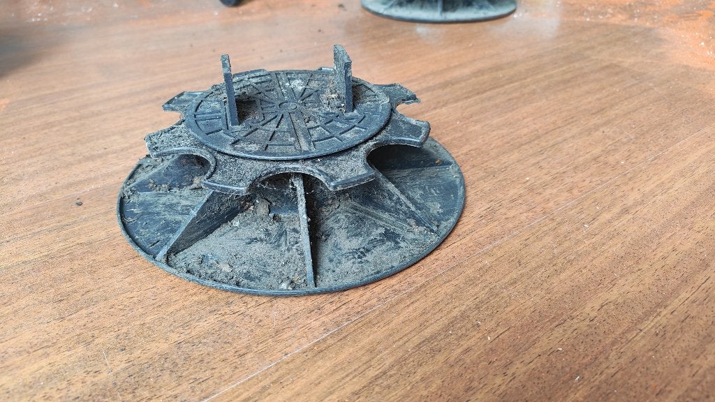 Verstelbare terrasdrager 6-9cm 34 stuks, Jardin & Terrasse, Terrasses, Enlèvement, Utilisé, Synthétique