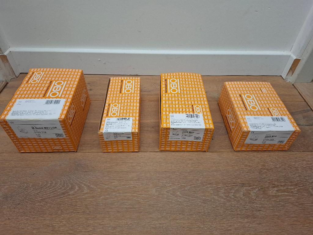 OBO - Kabelbuisklem/Sokkelklem/Opbouwklem/Quick-klem - NIEUW, Verzenden, Nieuw, Minder dan 50 mm, Overige typen