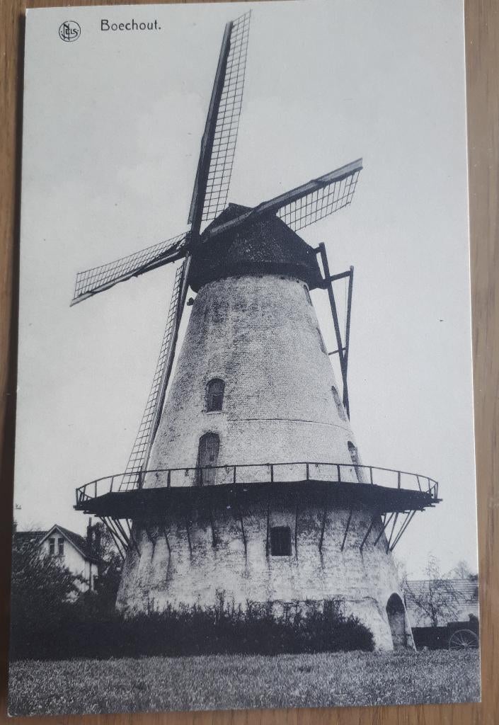 Postkaart Boechout: Windmolen, Verzamelen, Verzenden, 1920 tot 1940, Ongelopen, Antwerpen