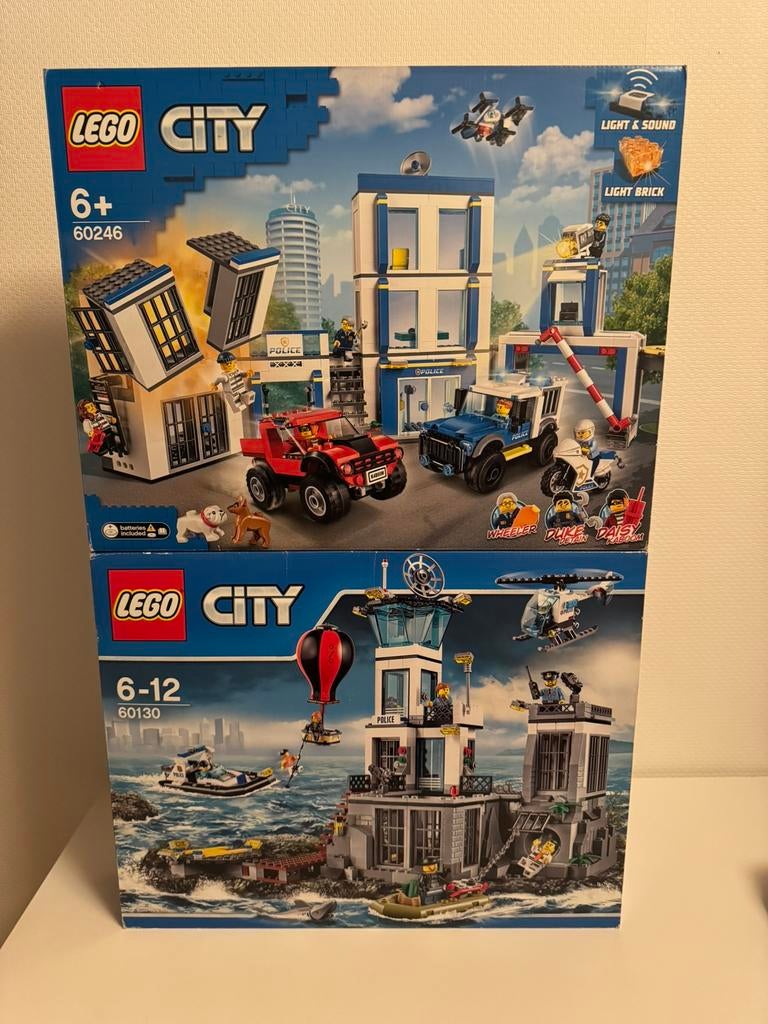 Lego city politie 60130 en 60246 nieuw en sealed, Ophalen of Verzenden, Zo goed als nieuw, Lego, City
