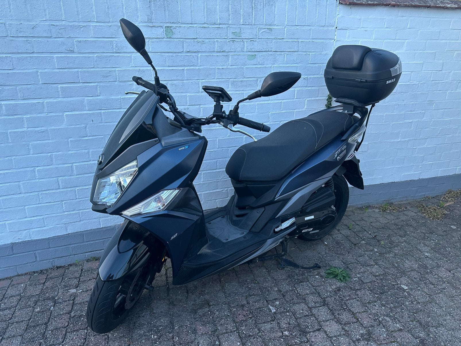 Brommer Sym Jet4, Fietsen en Brommers, Ophalen, Zo goed als nieuw
