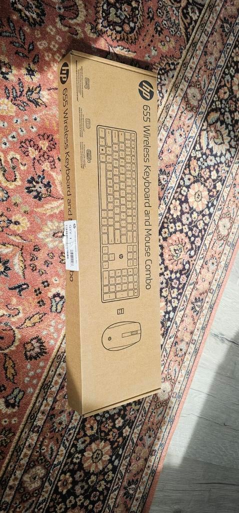 HP 655 WRLS KB/MSE COMBO BELGIUM, Ophalen, Draadloos, HP