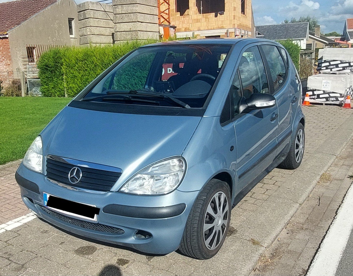 Mercedes A140 Classic, Auto's, Zwart, Blauw, ABS, Handgeschakeld