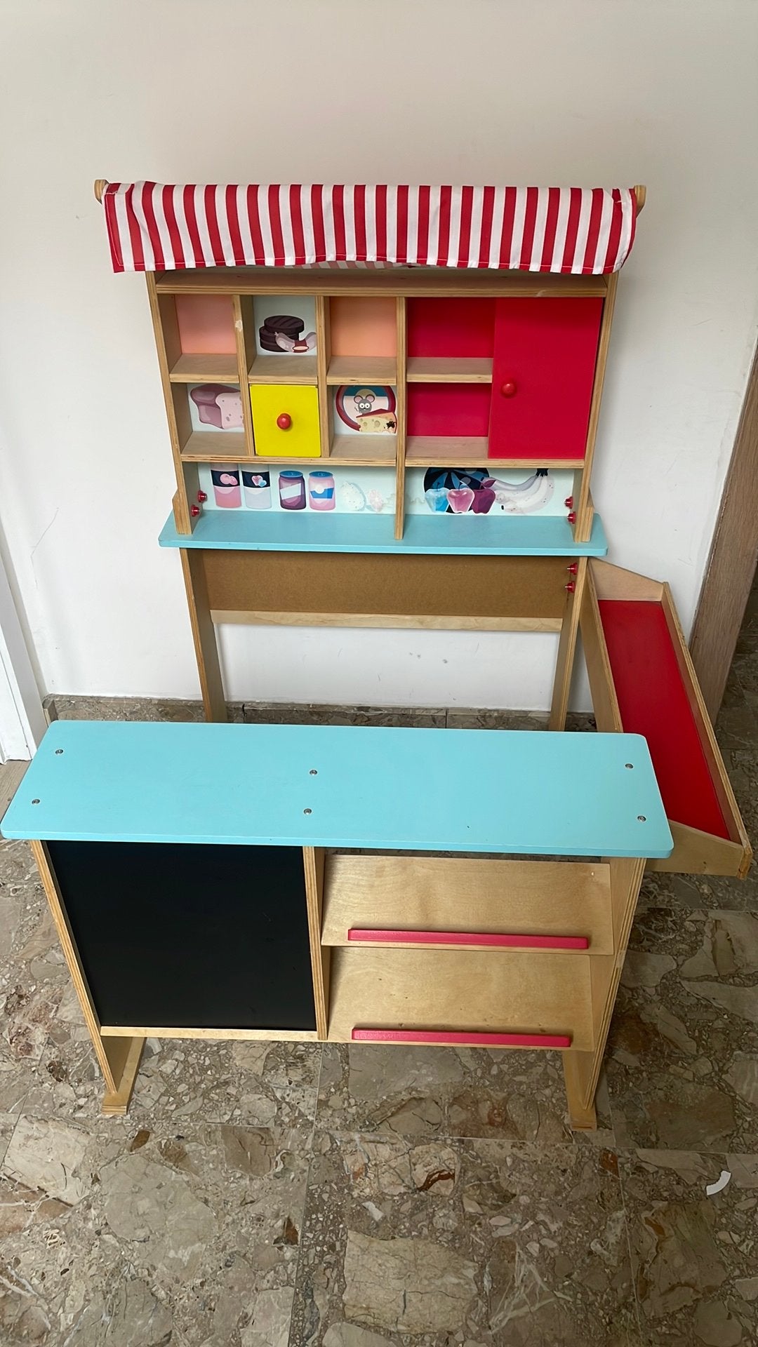 Speelgoed winkeltje hout, Kinderen en Baby's, Speelgoed | Houten speelgoed, Ophalen, Gebruikt