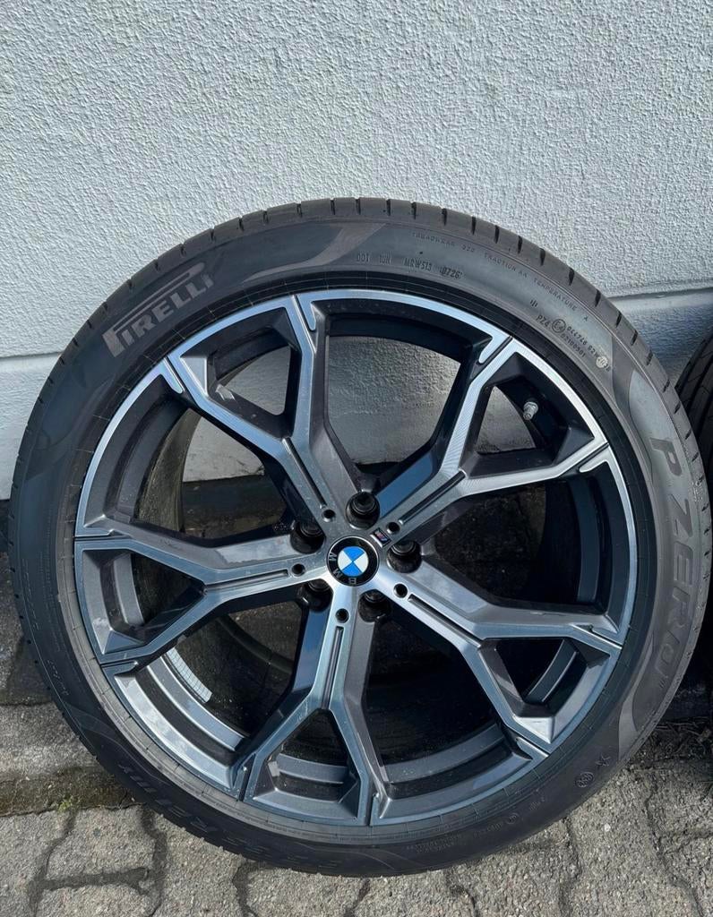 Bmw x5 G05 velgen 21duim met zomerbanden zoals nieuw, Ophalen, Banden en Velgen, 21 inch, Zomerbanden