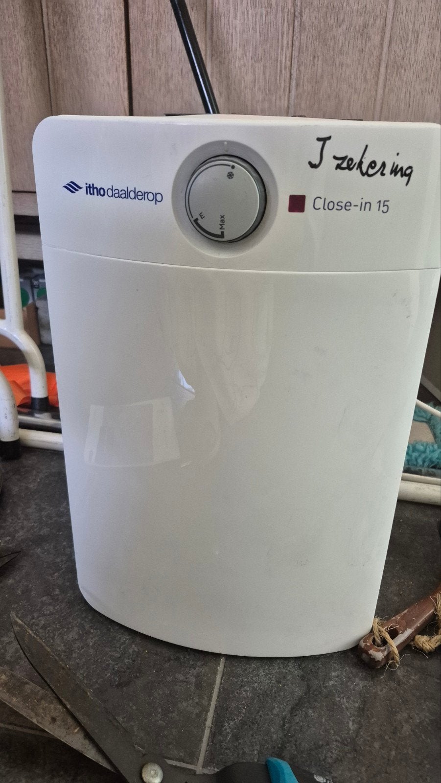 keukenboiler 15 liter. itha daalderop, Ophalen, Zo goed als nieuw, Inox, Overige typen