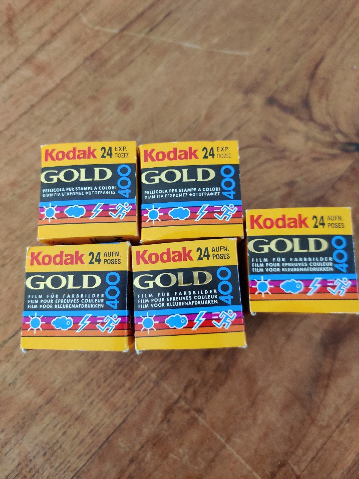 Kodak Gold 400 filmrolletjes - 24 opnames, Audio, Tv en Foto, Ophalen, 35mm film