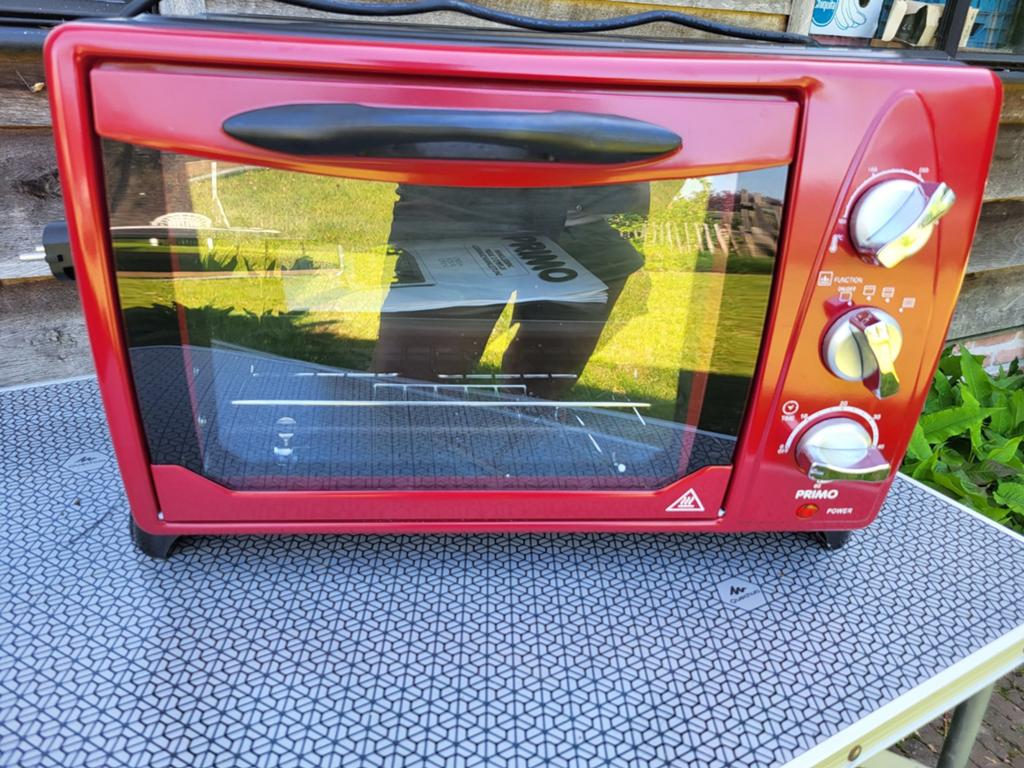 PRIMO Mini-oven / Vrijstaande Bakoven (Rood) – nieuw, Ophalen, Mini-oven