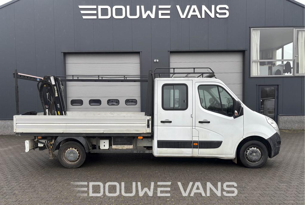 Renault Master Dubbel Cabine Hiab Laadkraan Imperiaal Trekha, Voorwielaandrijving, 4 deurs, 4 cilinders, Renault