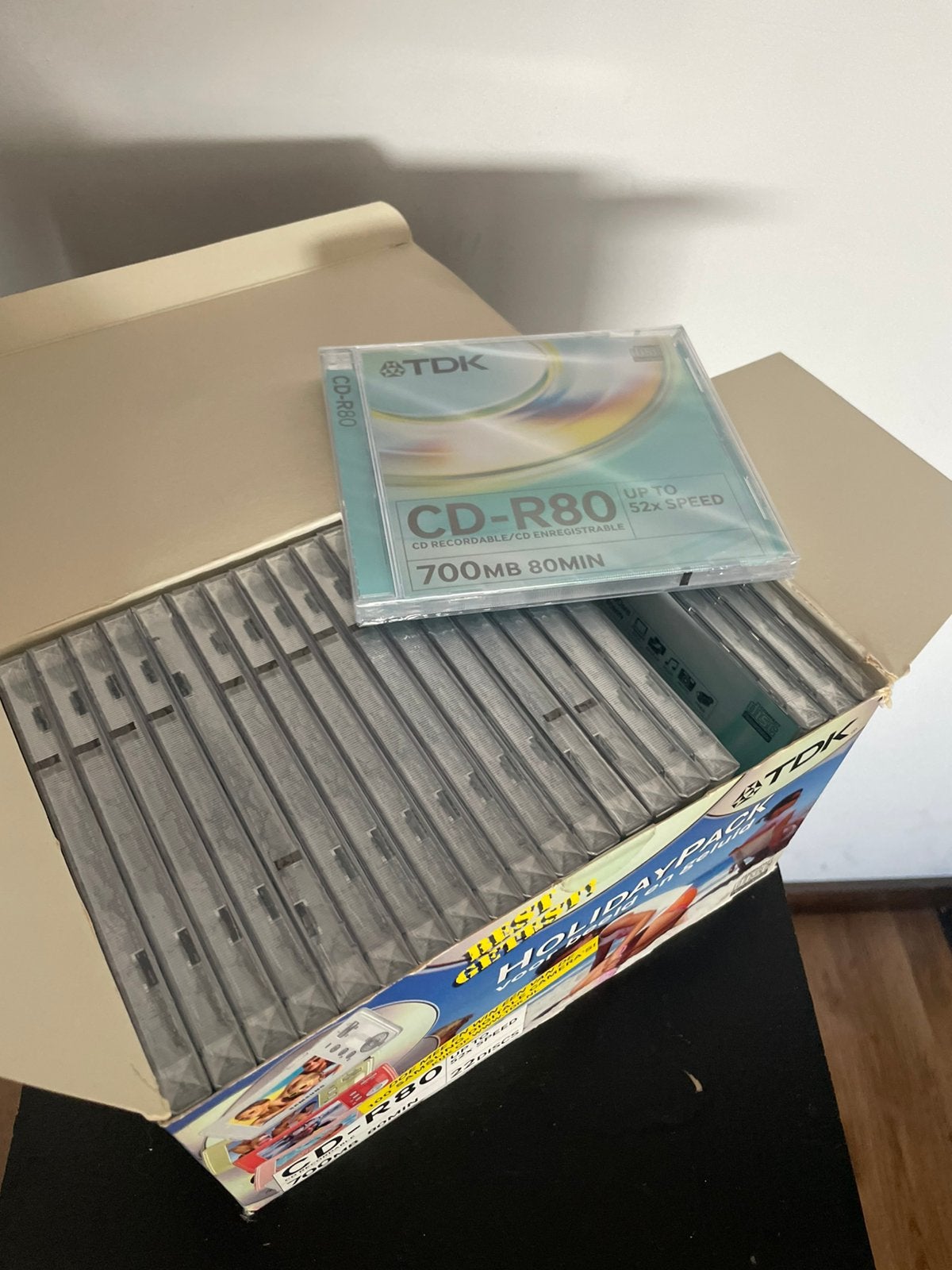 TDK CD discs + case writeable, Ophalen, Zo goed als nieuw