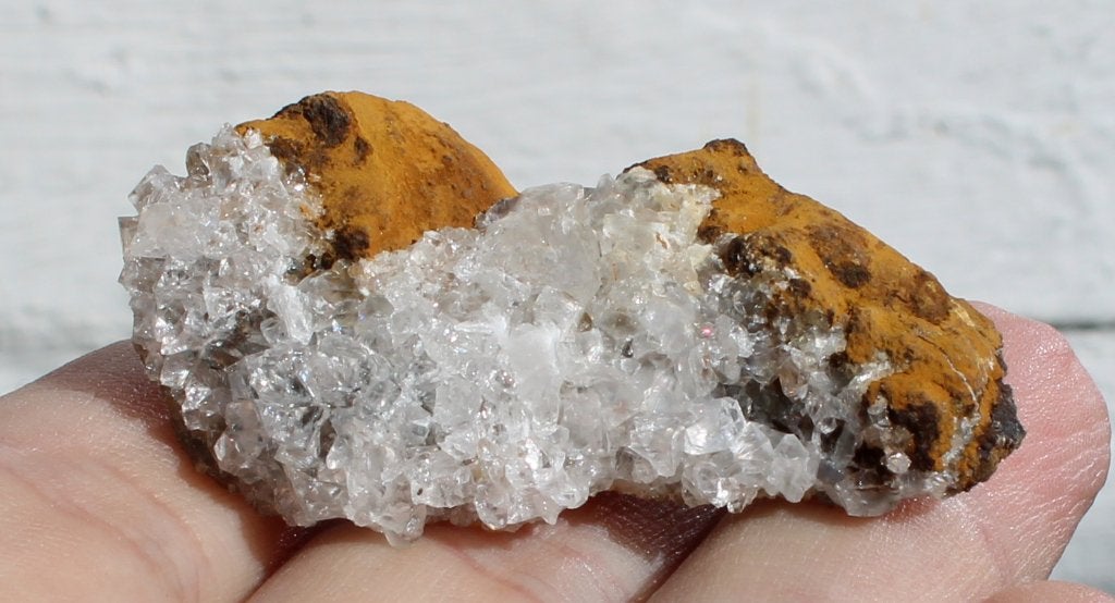 CALCIET van Le Lardin uit de Dordogne FRANKRIJK, Ophalen of Verzenden, Mineraal