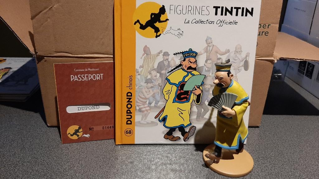 Kuifje, officiële figuur nr. 68 in blisterverpakking, Ophalen of Verzenden, Kuifje, Nieuw, Beeldje of Figuurtje