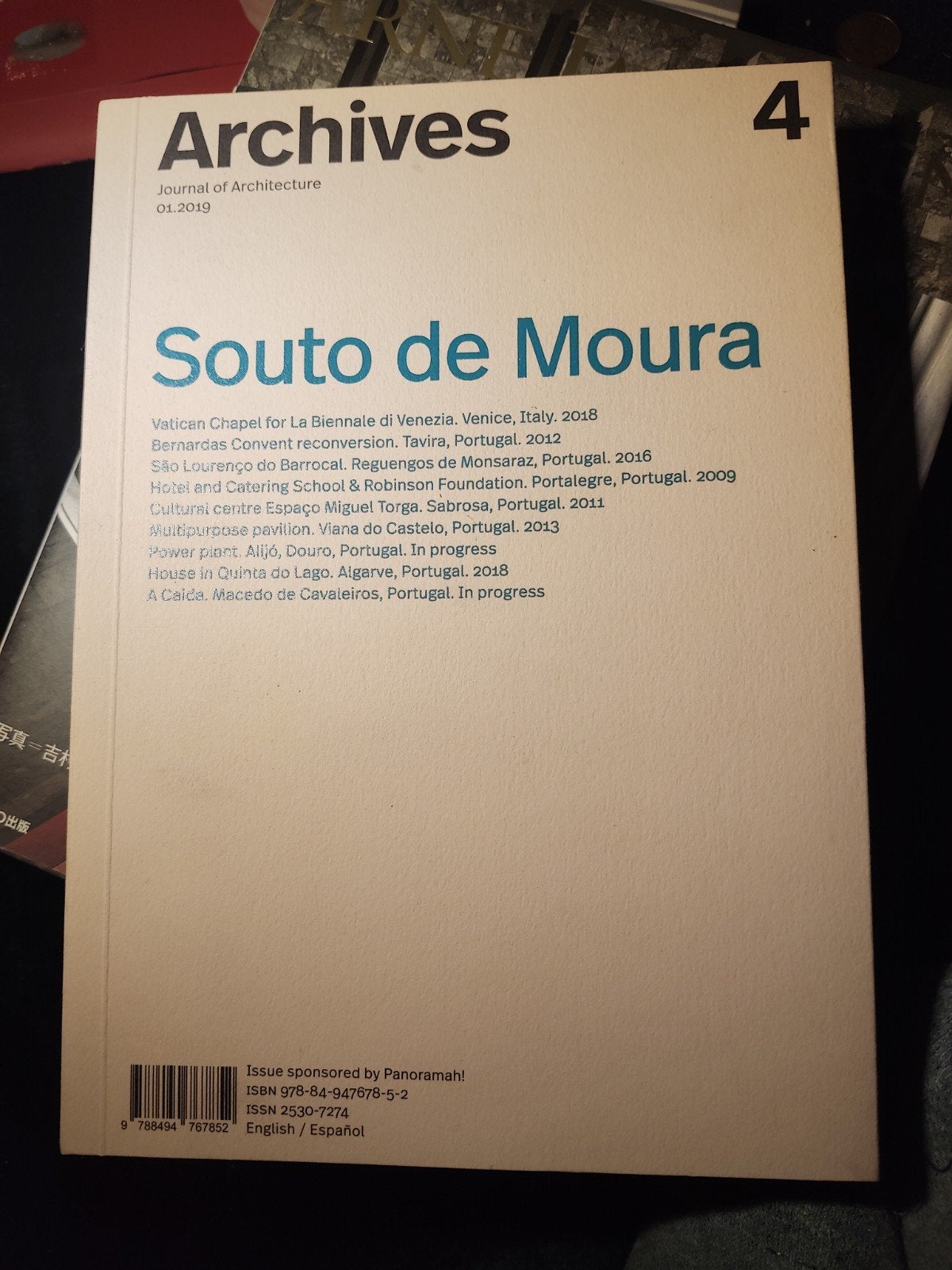archives 4 Souto de Moura, Livres, Enlèvement