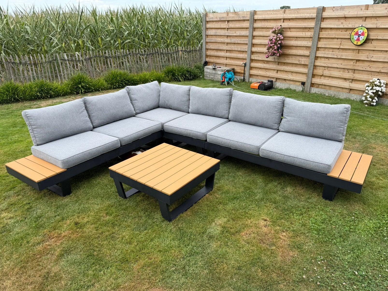 Loungeset Essentials by Bristol Vinci, Aluminium, Enlèvement, Utilisé, Sets de jardin