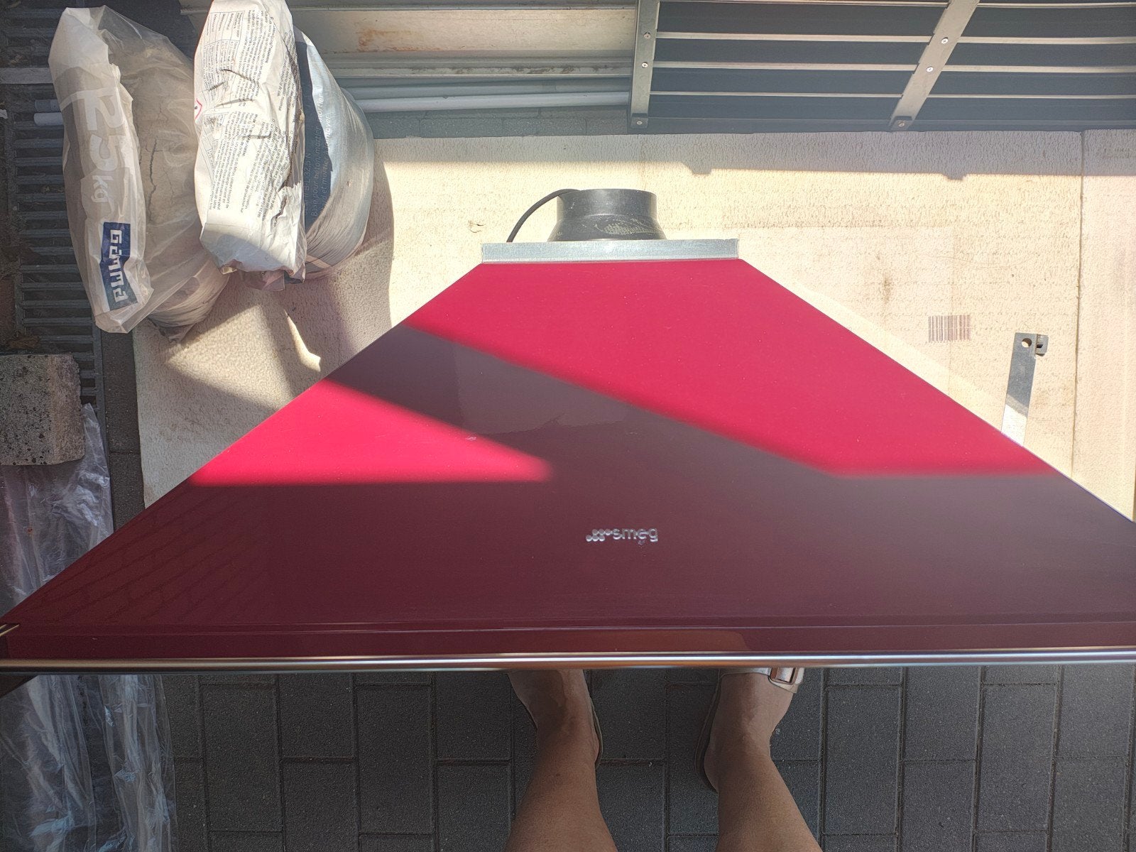 Smeg dampkap 100cm, Ophalen