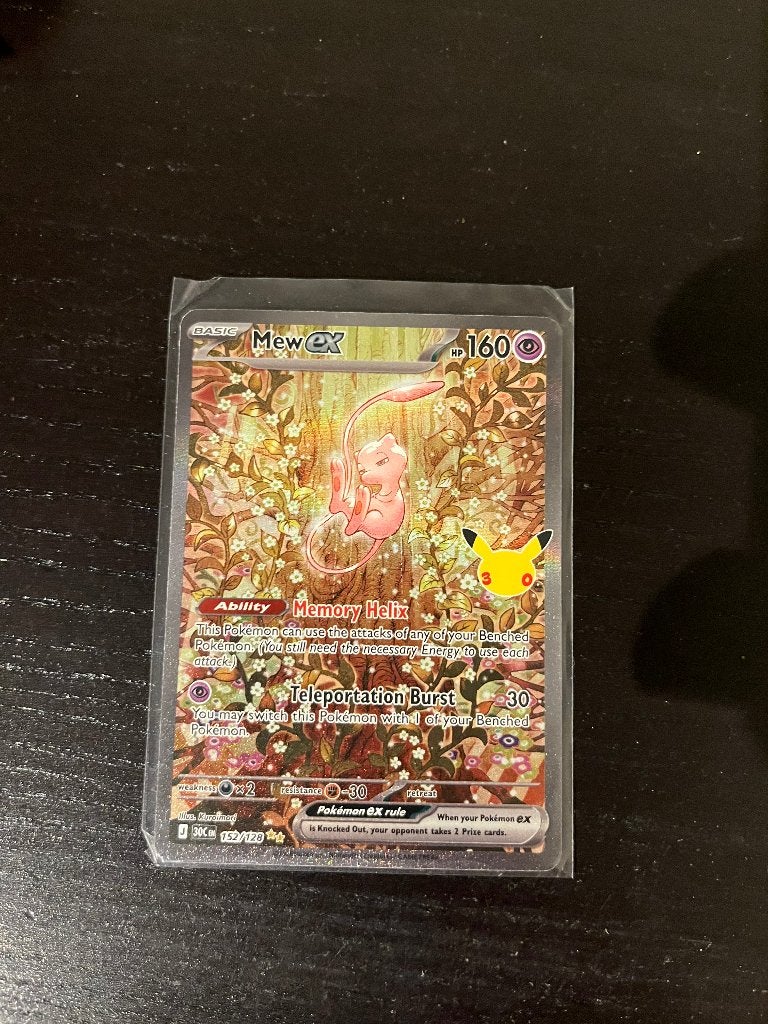 Pokemon 30th anniversary Mew, Hobby en Vrije tijd, Ophalen of Verzenden, Nieuw, Losse kaart