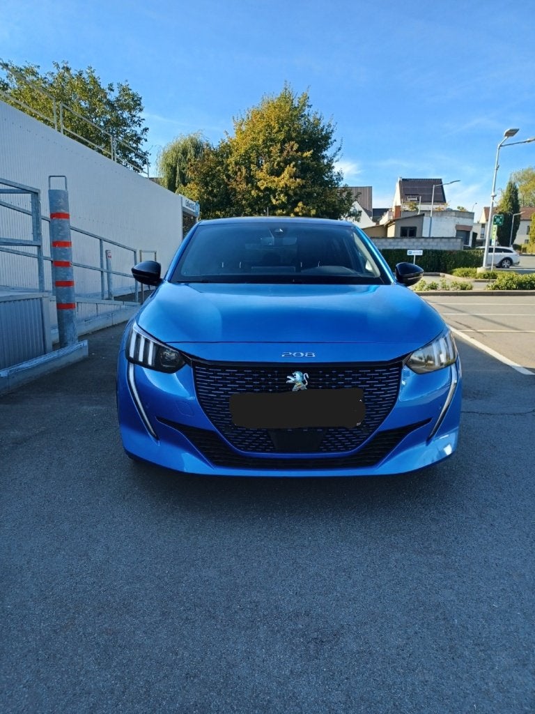 PEUGEOT 208 E GT LINE FULL ELECTRIC 100KW/136 PK, Auto's, Zwart, Blauw, Leder en Stof, Elektrisch