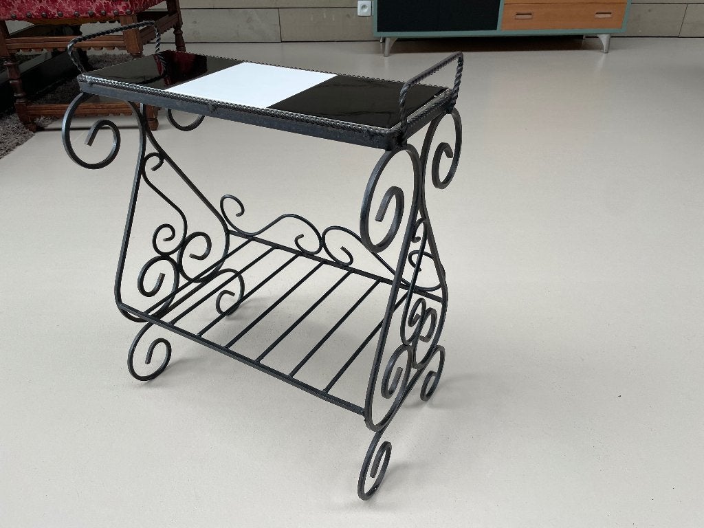 Krantenbakje, Maison & Meubles, Accessoires pour la Maison | Porte-journaux & Porte-revues, Métal, Porte-revues, Vintage, Enlèvement