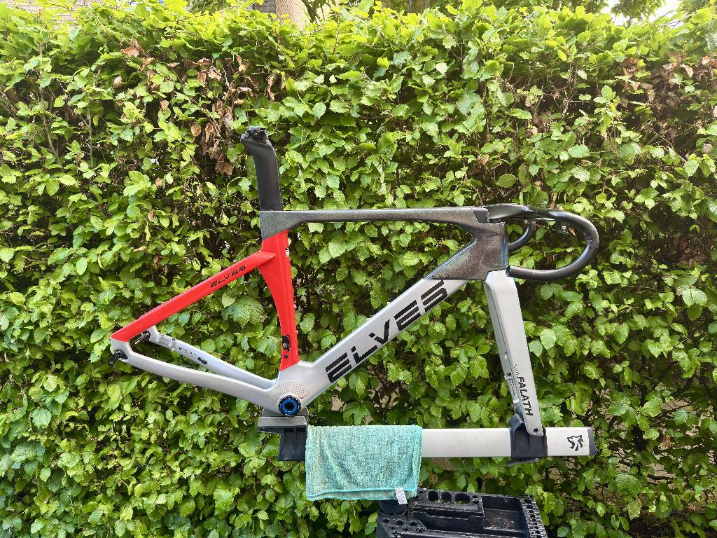 Elves Falath Evo+ frameset, Fietsen en Brommers, 28 inch, Carbon, 49 tot 53 cm, Schijfrem