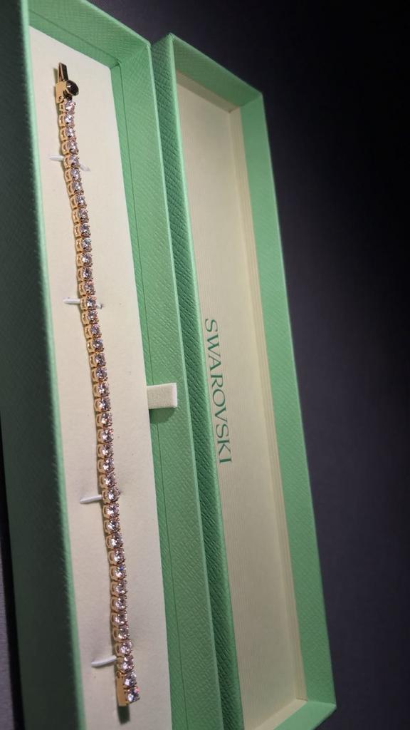 Swarovski Gold Armband, Neuf, Enlèvement ou Envoi, Or, Or