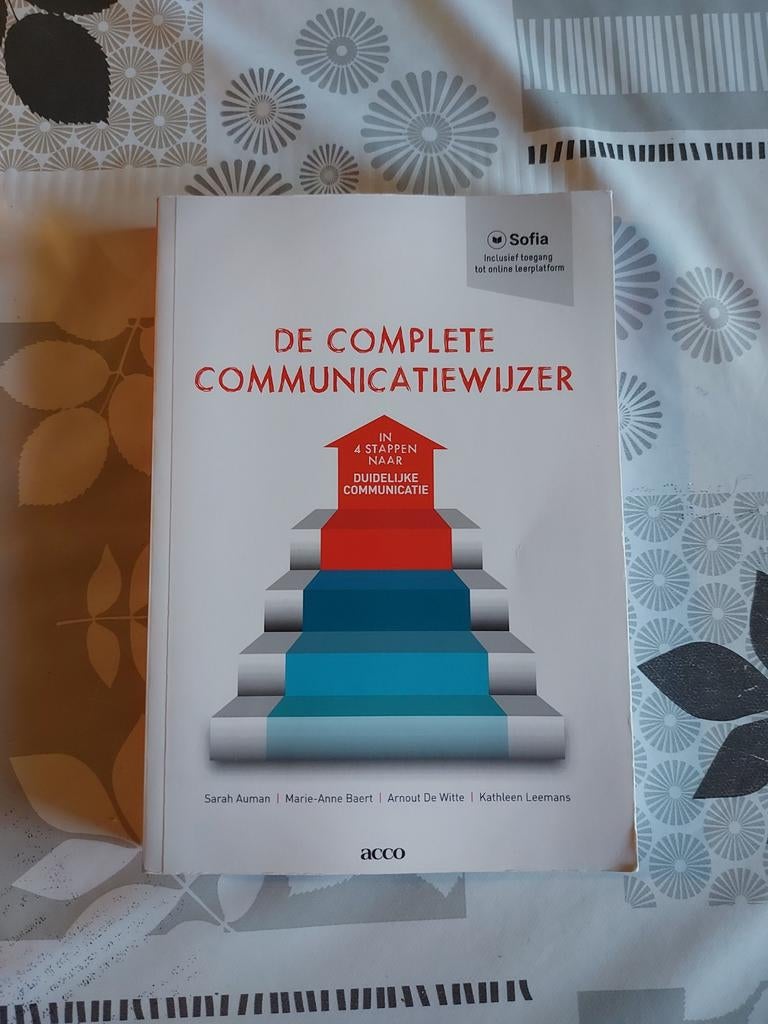 Arnout de Witte - De complete communicatiewijzer, Ophalen of Verzenden, Arnout de Witte; Sarah Auman; Marie-Anne Baert; Kathleen Leemans