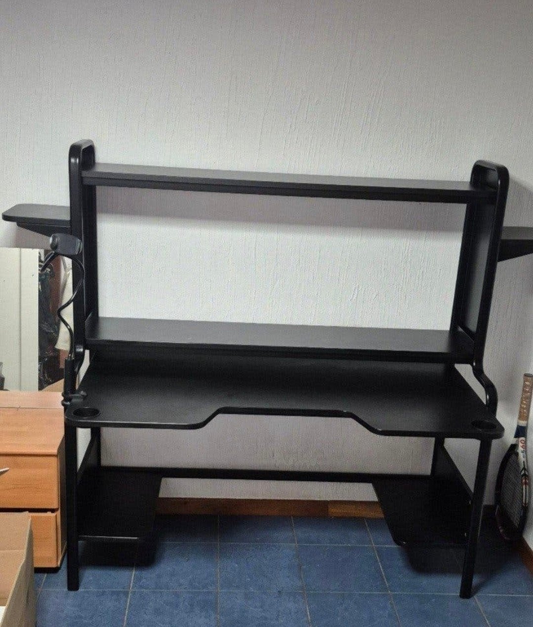 BUREAU GAMER IKEA, Jardin & Terrasse, Enlèvement, Comme neuf, Métal