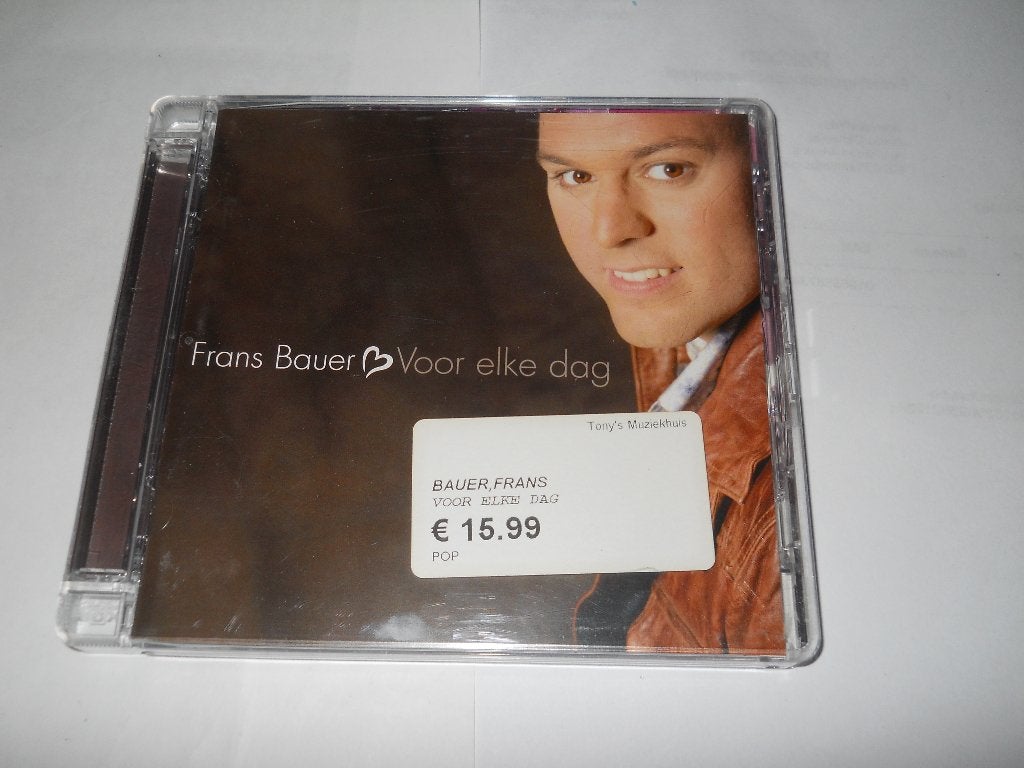 CD - FRANS BAUER - VOOR ELKE DAG, Ophalen of Verzenden, Zo goed als nieuw, Levenslied of Smartlap, Eerste persing
