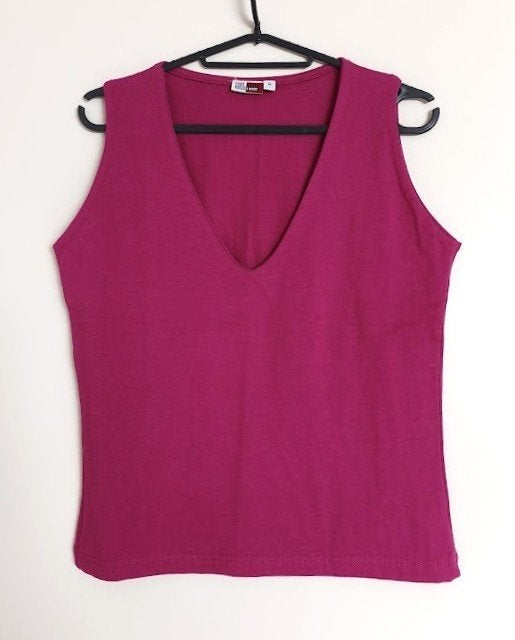 Nieuw topje zonder mouwen met V hals, maat S, Overige kleuren, Nieuw, Ophalen of Verzenden, Maat 36 (S)