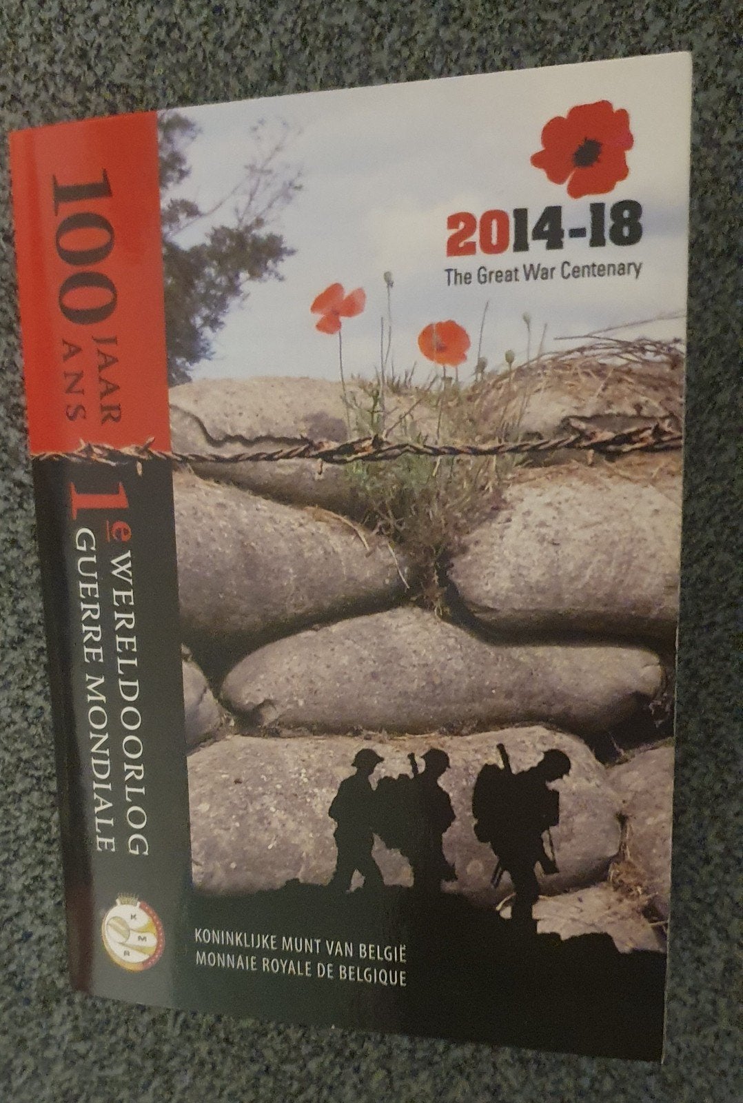 2 euros Belgique 2014 sous blister « 1ère guerre mondiale 14, Enlèvement ou Envoi, Belgique, 2 euros