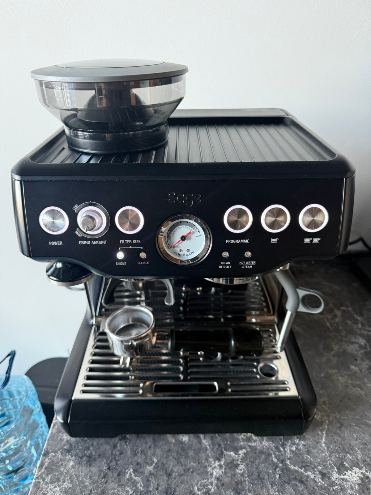 Sage Barista Express, Ophalen of Verzenden, Zo goed als nieuw, Sage