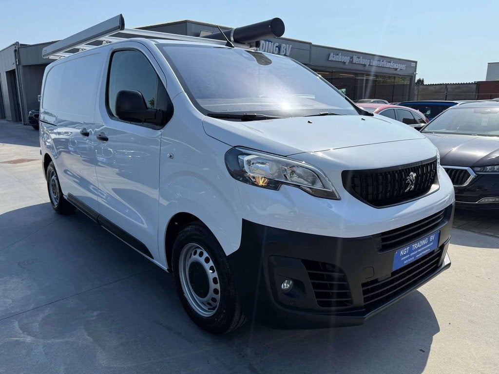 Peugeot Expert 2.0 BLUEHDI 3ZIT AUTOMAAT DAKREK NAVI CAMERA, Auto's, Bestelwagens en Lichte vracht, Automaat, Stof, Gebruikt, Wit