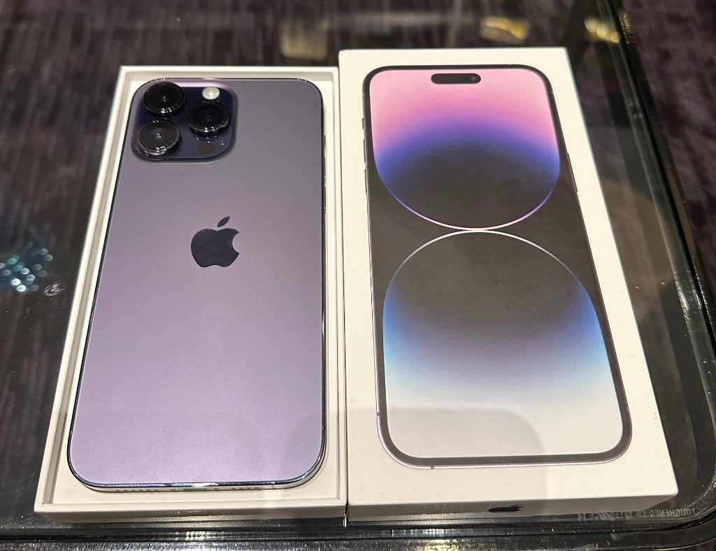 Apple iphone 14 PRO MAX 256 GB Paars nieuwstaat garantie, Telecommunicatie, Ophalen, Zo goed als nieuw, Apple