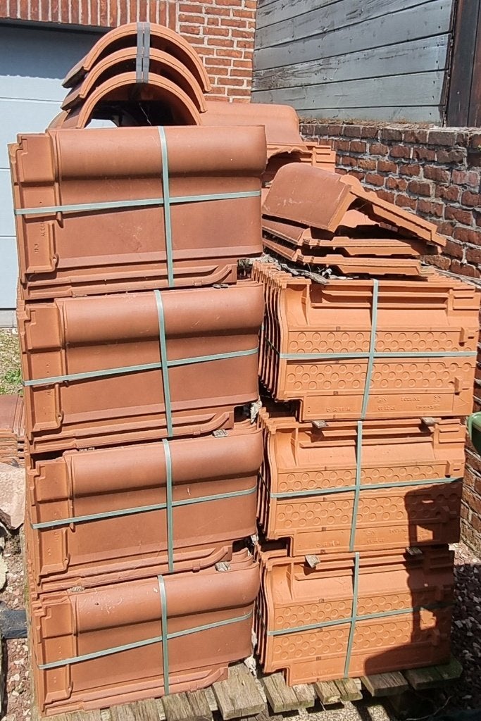 Koramic alegra dakpannen, Ophalen, Steen of Klei, Nieuw, 15 m² of meer