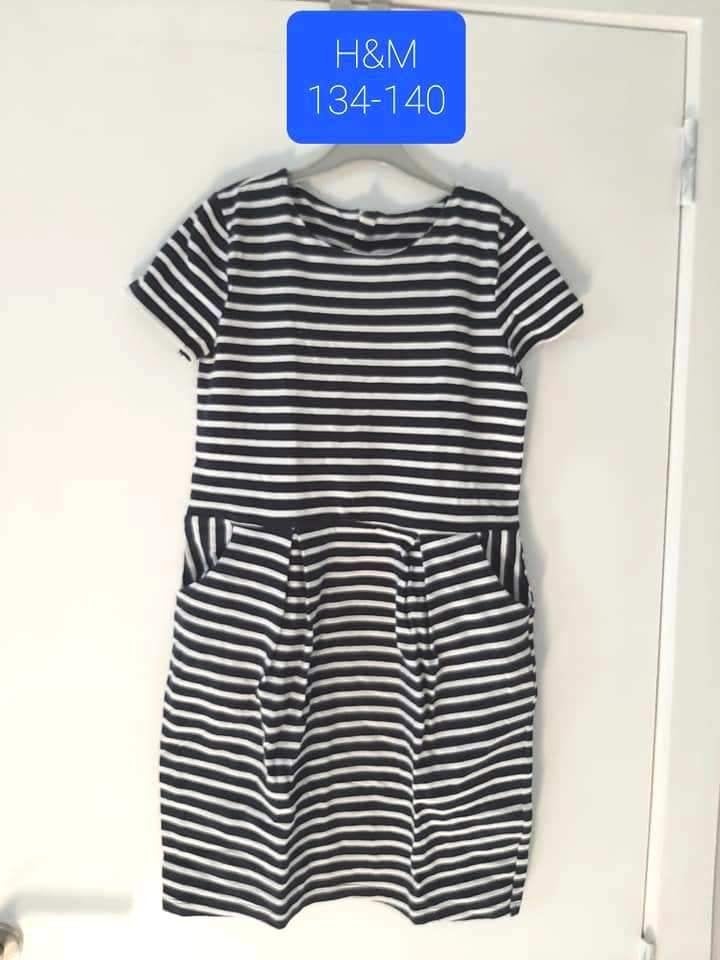 3 Kleedjes + Jumpsuit (134) ZulupaPUWA/ H&M/JBC, Kinderen en Baby's, Kinderkleding | Maat 134, Ophalen, Meisje, Zo goed als nieuw