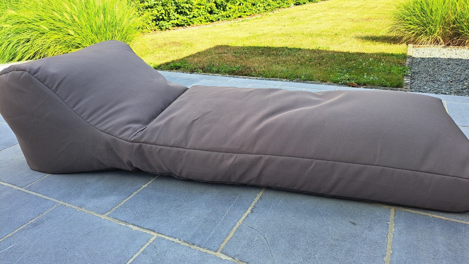 lounge zitzak, Huis en Inrichting, Zitzakken, Ophalen, Zo goed als nieuw, Grijs, Zitzak
