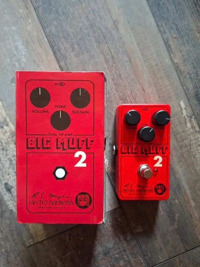 EHX Big Muff 2, Muziek en Instrumenten, Effecten, Ophalen of Verzenden, Zo goed als nieuw, Distortion, Overdrive of Fuzz