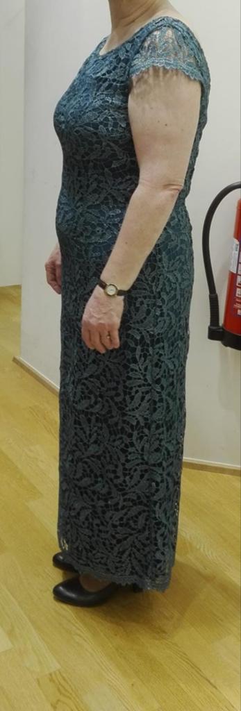 Prachtig Suitekleed, Kleding | Dames, Gelegenheidskleding, Ophalen, Maat 42/44 (L), Groen