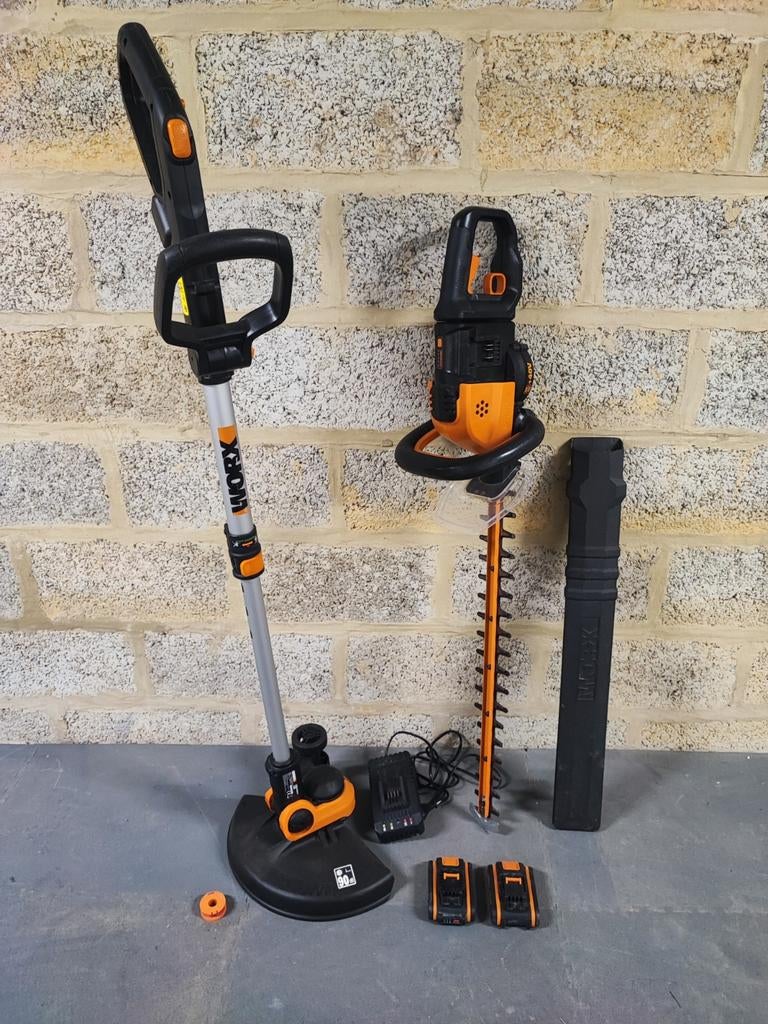 Set machines Worx jardin., Articles professionnels, Enlèvement