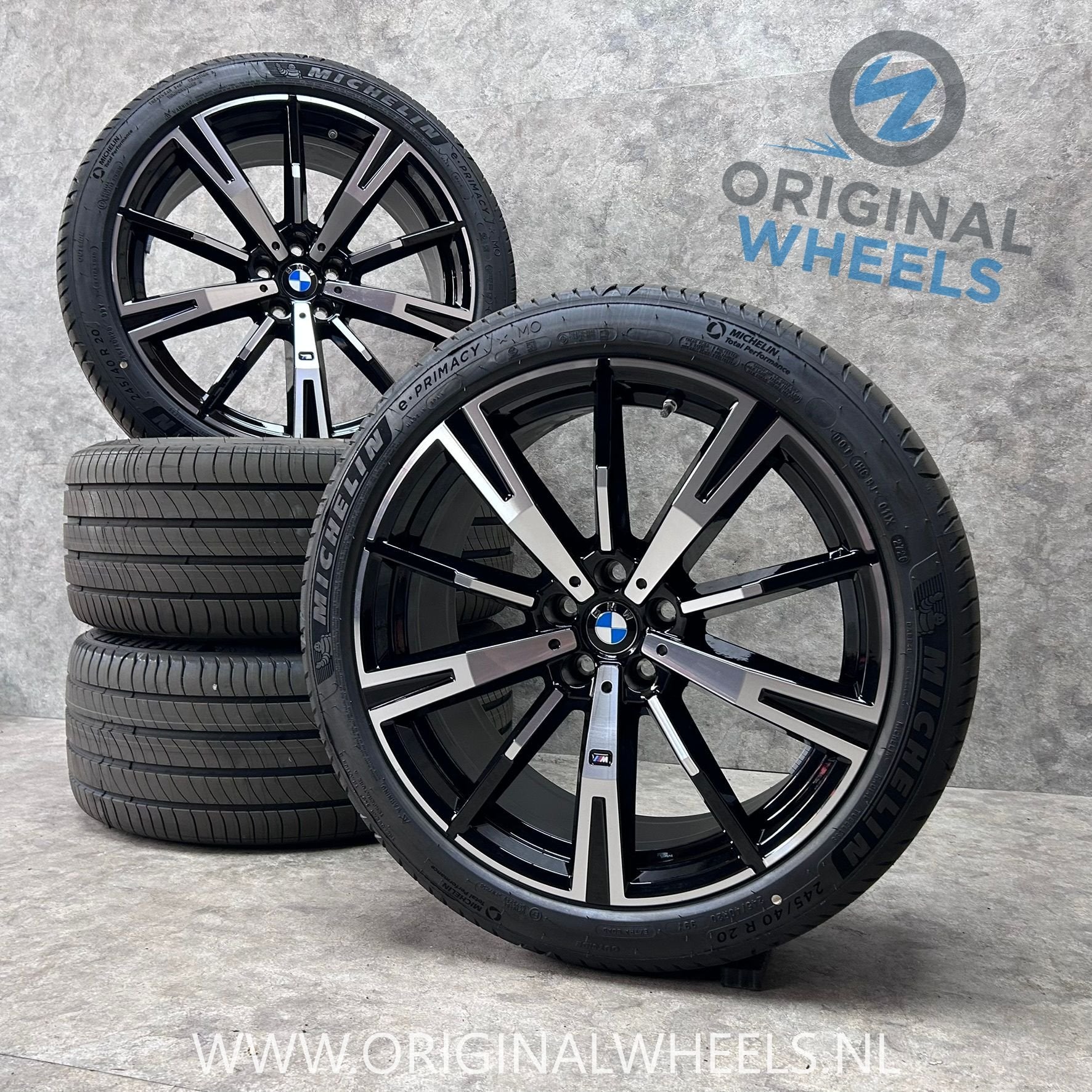 20 inch originele velgen + zomerbanden BMW 5 serie I5 938 M, -, -, Banden en Velgen, Ophalen of Verzenden